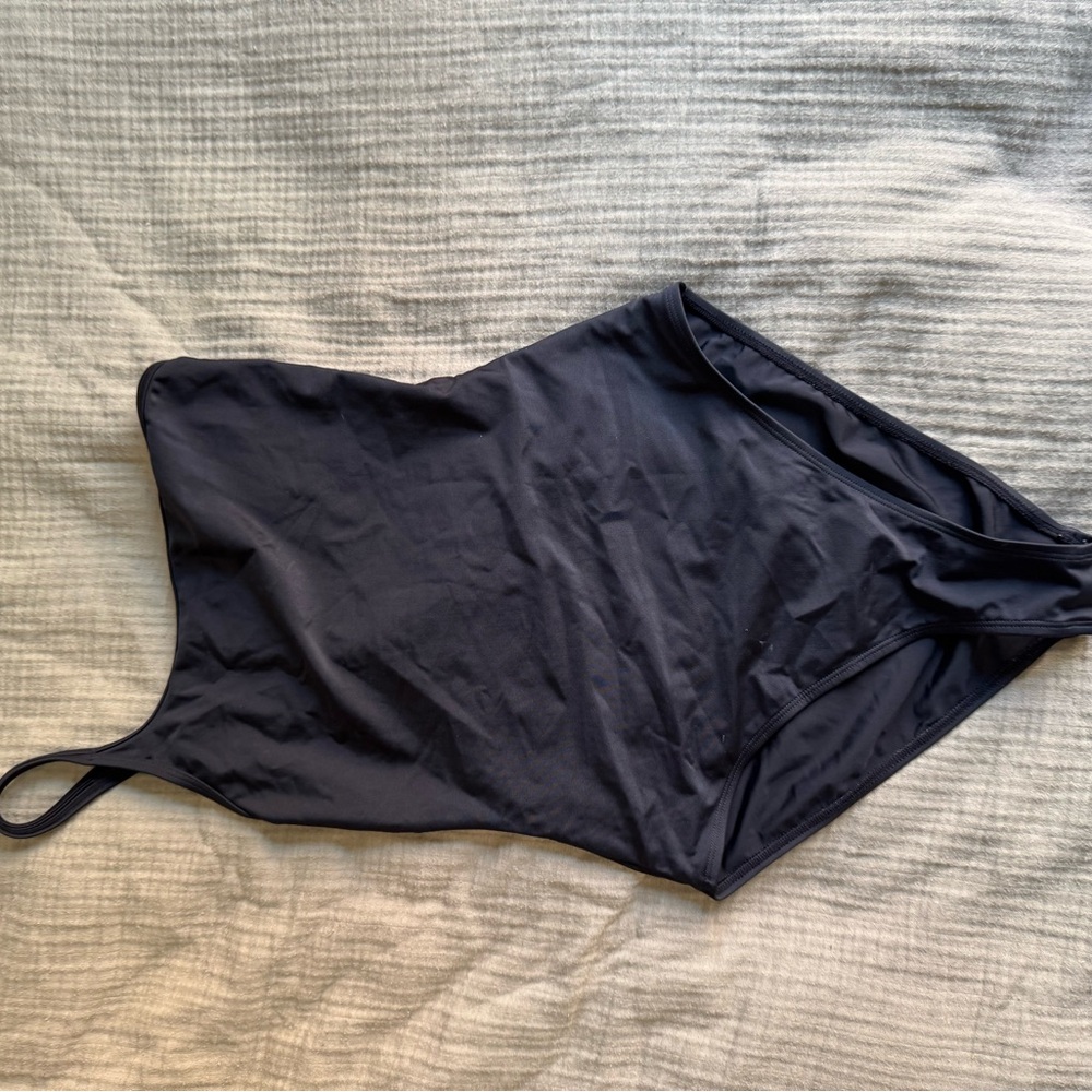 Black One-Piece Swimsuit
